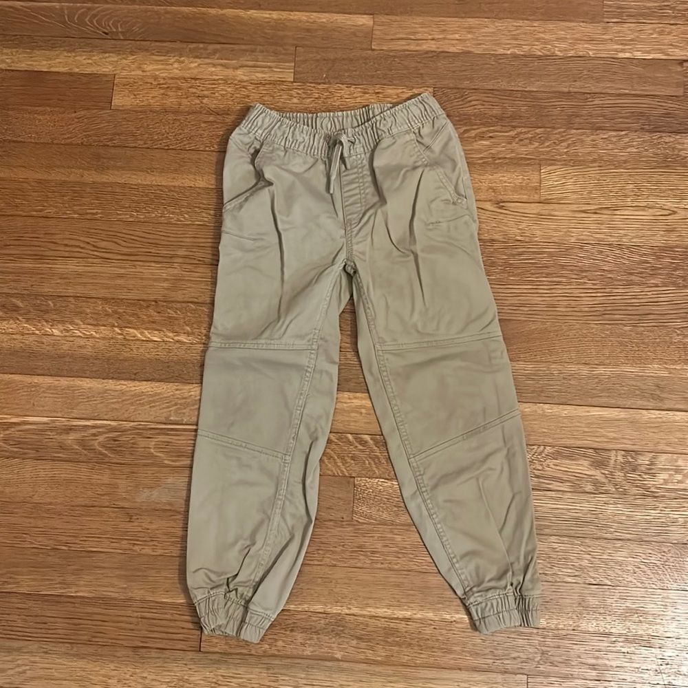 Boys khaki jogger style pants